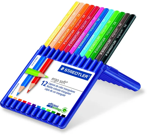 Farbstift Ergosoft ass (12)