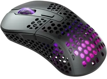 Xtrfy M4 Wireless RGB Gaming Mouse - Black - Gaming Maus - Optisch - 6 Tasten - Schwarz mit RGB-Beleuchtung