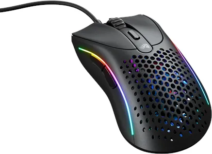 Glorious Model D 2 Wired - Matte Black - Gaming Maus - Optisch - 5 Tasten - Schwarz