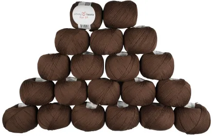 Infinity Hearts Rose 8/4 Garnpakke Unicolor 219 Braun - 20 Stk - Infinity Hearts Rose 8/4 Garnpakke Unicolor 219 Braun - 20 Stk