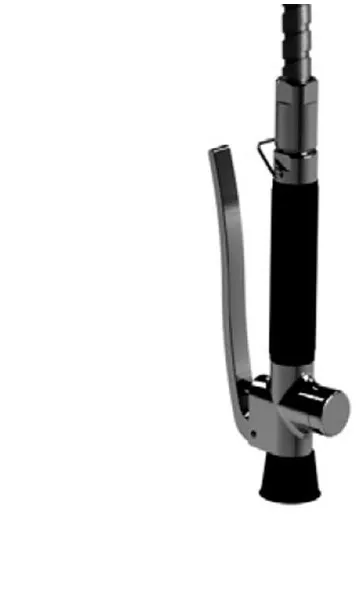 Kriss Handbrause für Euroclean Industrie-Küchenarmatur einfach 1/2rg