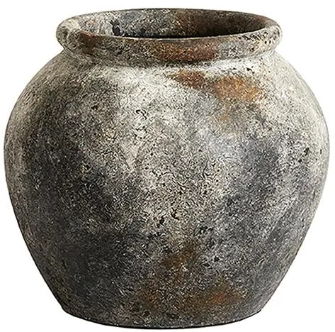 Muubs Echo Vase 25 Rostgrau