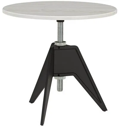 Tom Dixon Screw Beistelltisch Ø60 Weiß