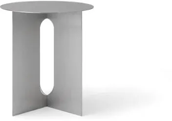 Audo Androgyne Basis für Beistelltisch Gebürsteter Stahl