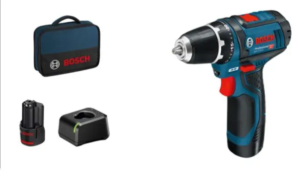 Bosch 12V Bohrschrauber GSR 12V-15 2X2,0AH 1XGAL 12V-20 BAG