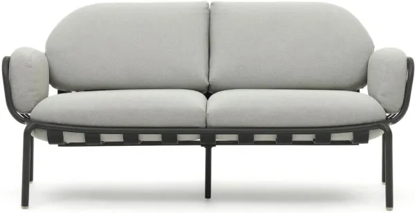 Joncols, Outdoor 2-Sitzer Sofa, grau, H72x164x80 cm, Metall