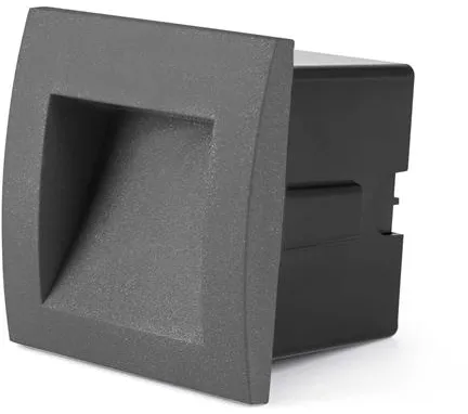 Faro SEDNA SQ 90 Einbau-Außenleuchte Dunkelgrau