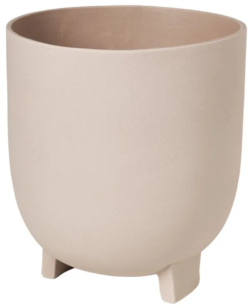 KRISTINA DAM STUDIO Serene Blumentopf, S - sandfarbenes Terrakotta