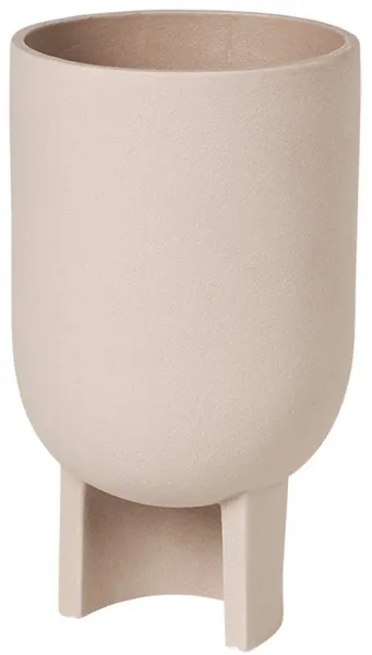 KRISTINA DAM STUDIO Serene Blumentopf, M - sand Terrakotta